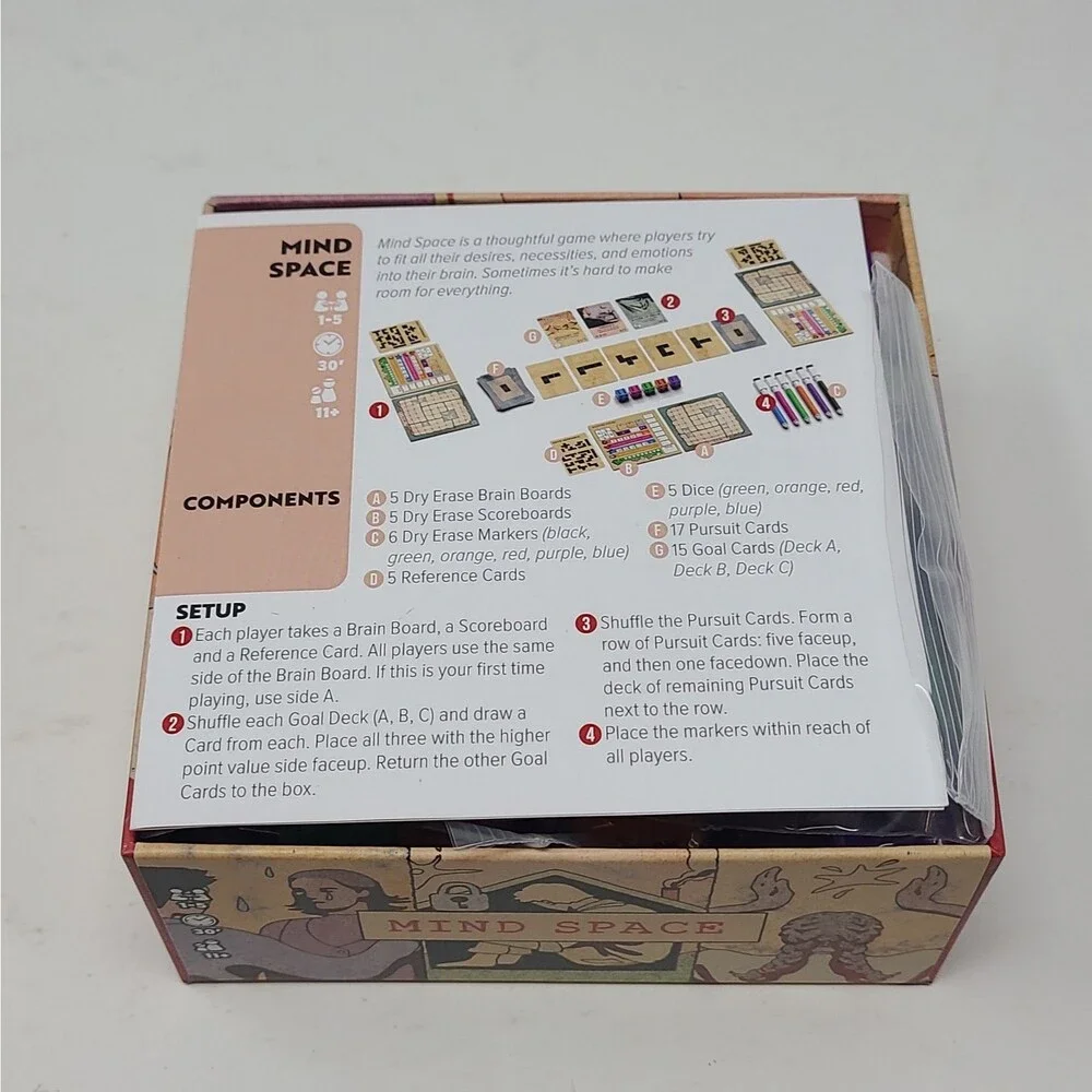 Mind Space Board Game + Kickstarter Extras Allplay Board Game